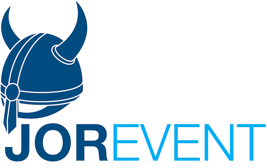 A logo with a helmet and horns

Description automatically generated